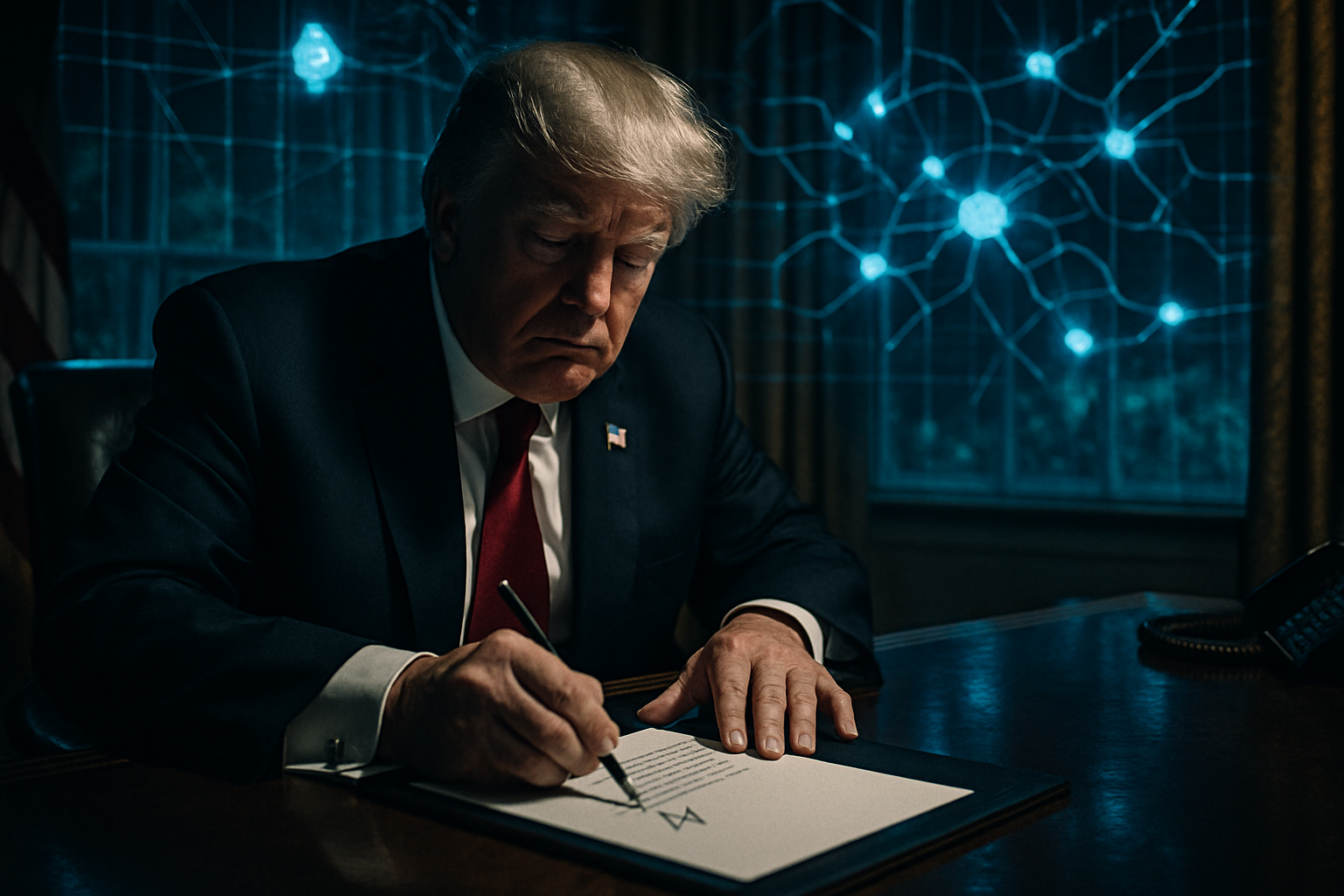 President Trump signs executive order to advance AI use in national security enterprise